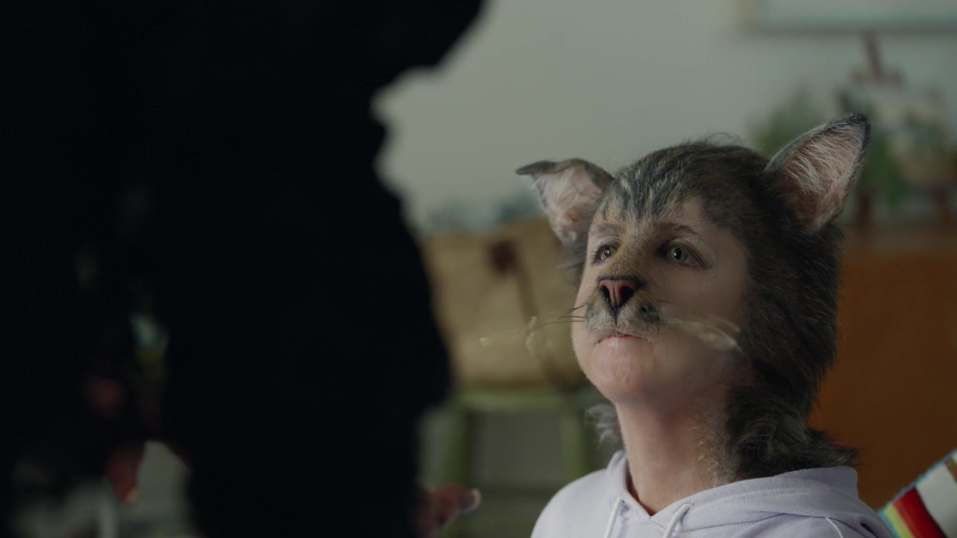 Roommate transformed into a cat after sampling witch potion.