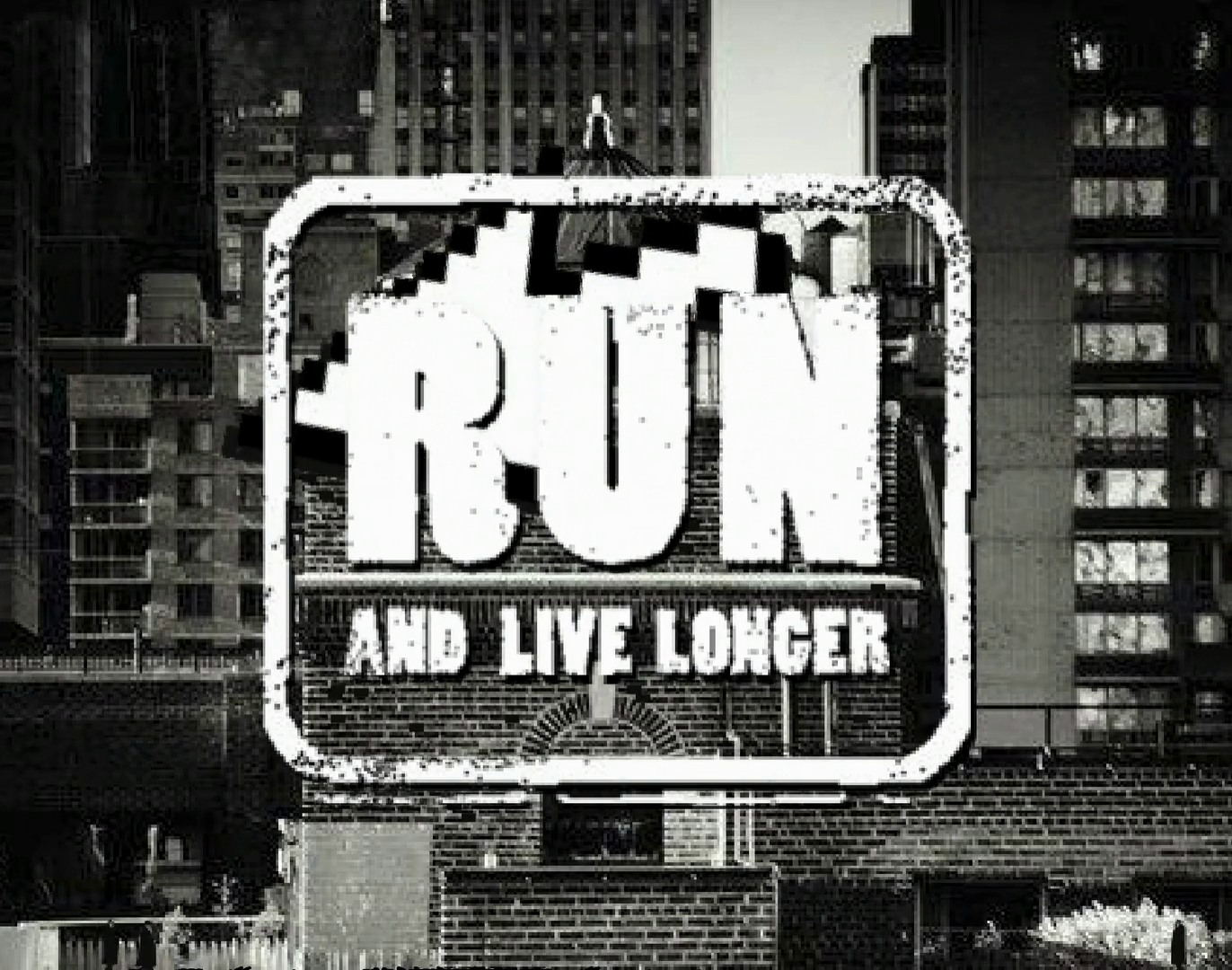 Run and Live Longer — the rooftop game ends with its message across the building